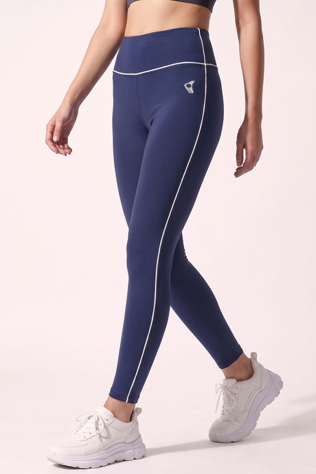 Zelocity All Day Yoga Leggings - Navy Peony — image 2